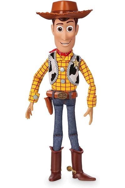 Disney Store Official Sheriff Woody Talking Action Figure from Toy Story