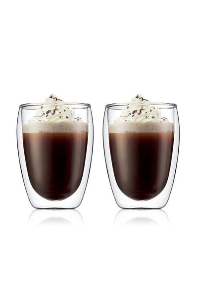 Bodum Pavina Double Wall Thermo Glass - 12oz, 2pcs set