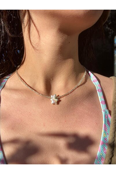 Mudita Tasarım gerçek doğal yıldız barok inci kristal boncuk kolye