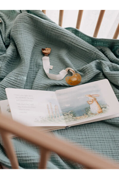 Tomac 100% Cotton 4-Layer Muslin Baby Muslin & Children's Muslin Blanket110X110Cm