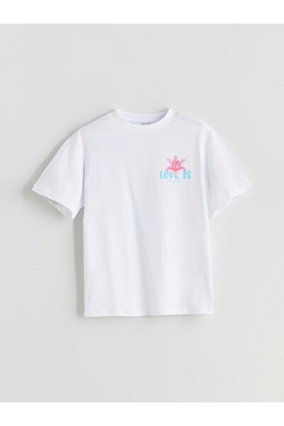 LC Waikiki RMZ GİYİM FARKIŞİLLERİNE ZERO Tricou pentru fete cu guler Roba și ...