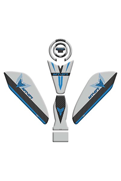 GOGOPREMİUM YAMAHA MT07 2025 UYUMLU TANK PAD SET 003