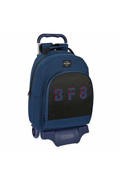 Blackfit8 Rucsac școlar cu roți Urban Negru Bleumarin (32 x 42 x 15 cm)