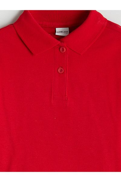 LC Waikiki New Season Polo Neck Girl's T-Shirt