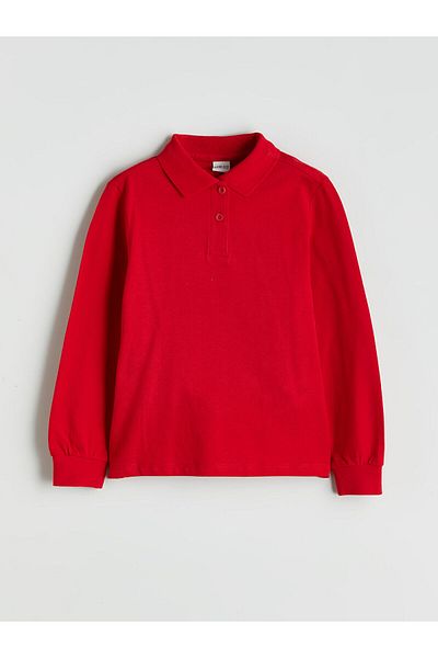 LC Waikiki New Season Polo Neck Girl's T-Shirt