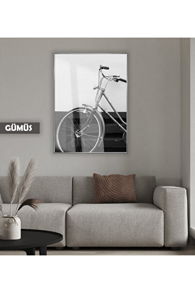 Harikabirev HARİKABİREV | MODEL DE BICICLETA NEGRU&ALB | TABLA DE STICLA TEMP...