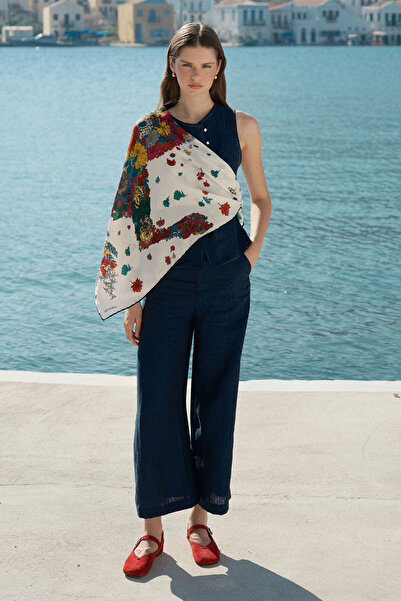 Jolamier وشاح مودال منقوش على شكل حصان