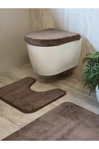 OEM Set of 3 bath mats TIMSFORS dark sand
