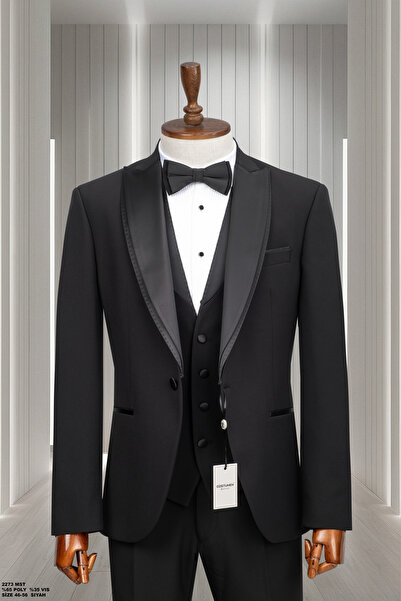 Costumen KIRLANGIÇ YAKA SLIM FİT DAMATLIK