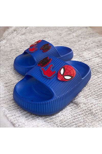 Hızlı Al Spiderman Fancy Boy's Slippers.Garden Beach Slippers Suitable for Daily Use