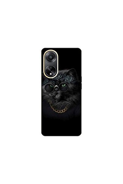 Atlas Προσωποποιημένη θήκη OPPO Reno8 T, Black Cat #4, πολύχρωμη, S1D1M0097