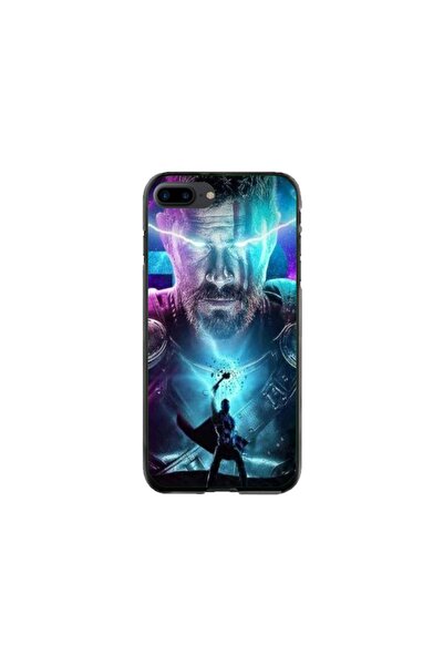 Atlas Husa personalizata si Folie de Silicon pentru Apple iPhone 7 Plus, Thor...