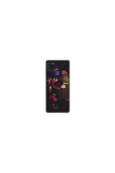 Atlas Εξατομικευμένη θήκη HQ Print 360 μοιρών για Samsung Galaxy A21s, Λουλού...