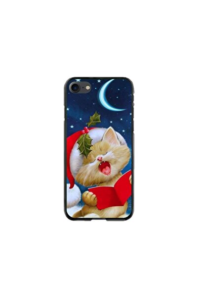 Atlas Προσωποποιημένη θήκη Apple iPhone 7, Christmas Cat, πολύχρωμη, S1D1M0048