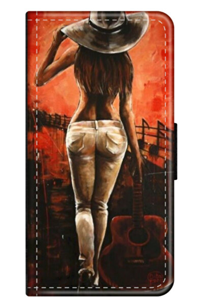 Atlas Husa personalizata tip carte Apple iPhone 15 Pro Max, Sexy Lady, multic...