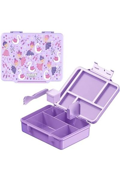 Snack Attack Lunch Box for Kids School, Children Lunch Box with Compartments, Bento Box, Leak-proof Lunch Box, Sn