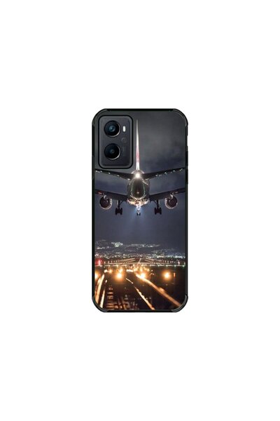 Atlas Персонализиран калъф и силиконов филм OPPO A36, Кацане на самолет, мног...