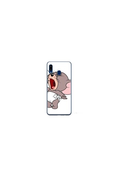Atlas Husa personalizata HQ Print pentru Samsung Galaxy A40, Tom and Jerry #3...