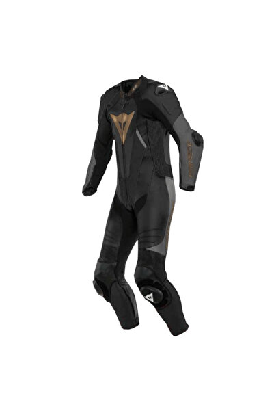 Dainese Laguna Seca 5 Lthr Suit Perf.Blk Ant.Tıbetan Platıum Tulum