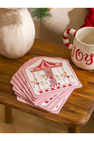 LC Waikiki Lcw Carousel Printed Paper Napkins 20 Pack (W5)