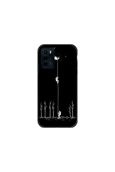 Atlas Husa personalizata si Folie de Silicon OPPO A16s, Climbing to the Moon,...