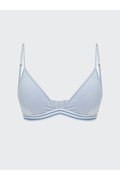 LC Waikiki RMZ GİYİM FARKIYA أول حمالة صدر مخططة بدون أسلاك أو حشوة