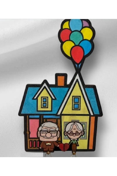 ayaz telekomünikasyon زوجين عزيزي المفاتيح الجدار الديكور الباب الأمامي (الخشب)