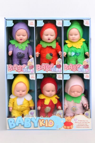 rexa Baby Kio Colorful Doll Set – 6 Piece Collection
