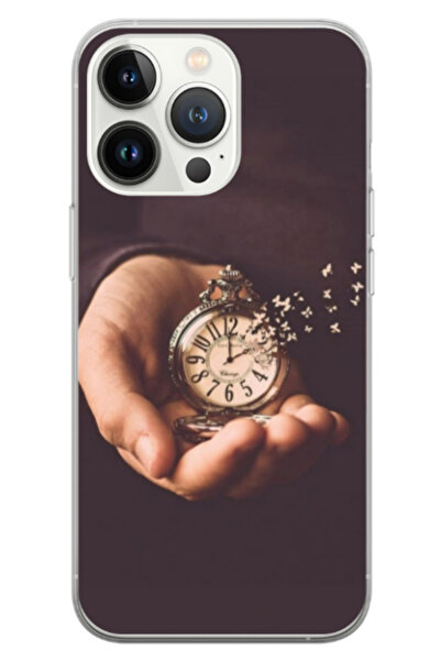 Atlas Προσαρμοσμένη θήκη HQ Print για Apple iPhone 15 Pro, Time Flies #1, S1D...