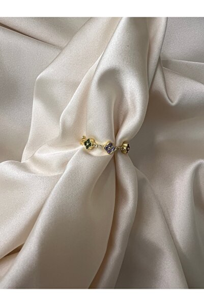 Roha Ayarlanabilir Çelik Yonca Yüzük