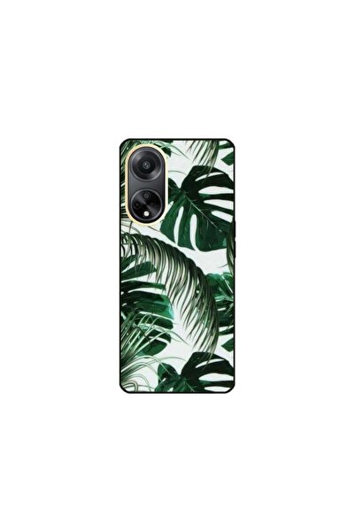 Atlas Εξατομικευμένη θήκη και μεμβράνη σιλικόνης για OPPO A98, σχέδιο φύλλου ...