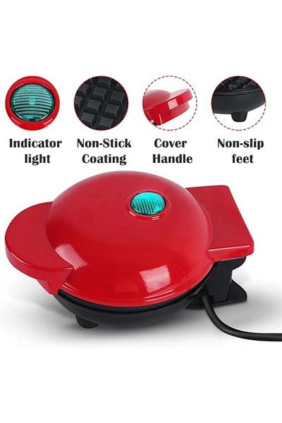 Tradeo Mini Waffle Maker – Non-Stick Bubble Egg Oven, Easy to Use for Waffles, Pancakes & Egg Cakes