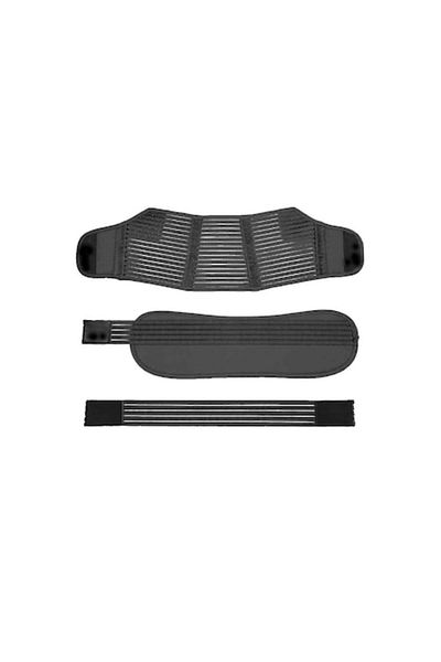 SSMEDIA Elastic Support Belt for Pregnancy, Adjustable, 3 Pieces, Black, Size M