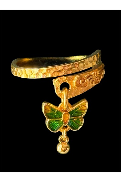 Vadısh store Gold, Retro, Vintage, Enamel Adjustable Ring