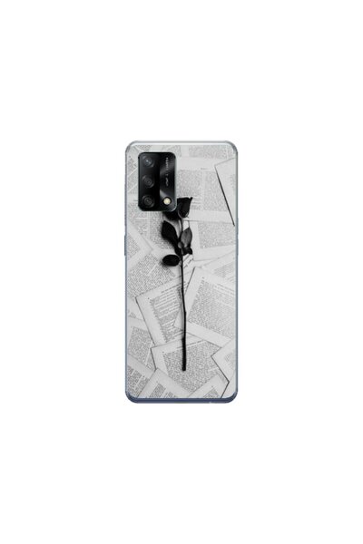 Atlas Προσαρμοσμένη θήκη για OPPO A74, Black Rose, S1D1M0021