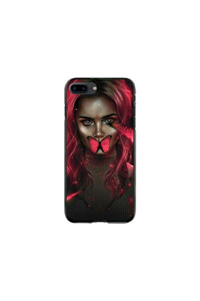 Atlas Husa personalizata Apple iPhone 7 Plus, Butterfly Mouth #2, multicolor,...