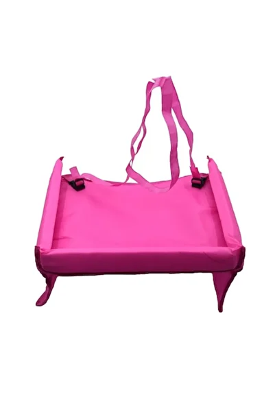 SSMEDIA Children's Travel Tray/Table for Car or Stroller, Pink