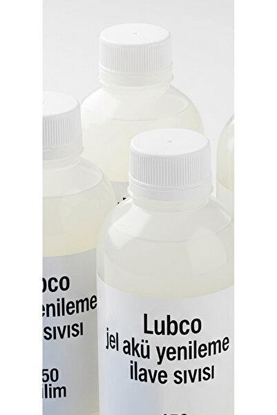 LUBCO jel akü Yenileme Tamamlama Sıvısı Elektrolit 250 gm