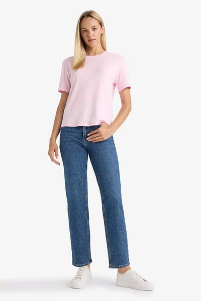 DeFacto New Season Regular Fit Crew Neck Short Sleeve T-Shirt