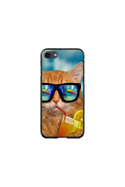 Atlas Εξατομικευμένη θήκη για Apple iPhone 8, Cool Cat, πολύχρωμη, S1D1M0031