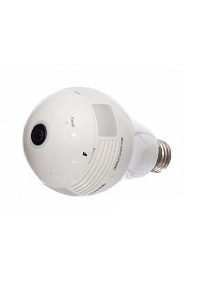 SSMEDIA Video and audio surveillance camera camouflaged in a light bulb, wi-fi