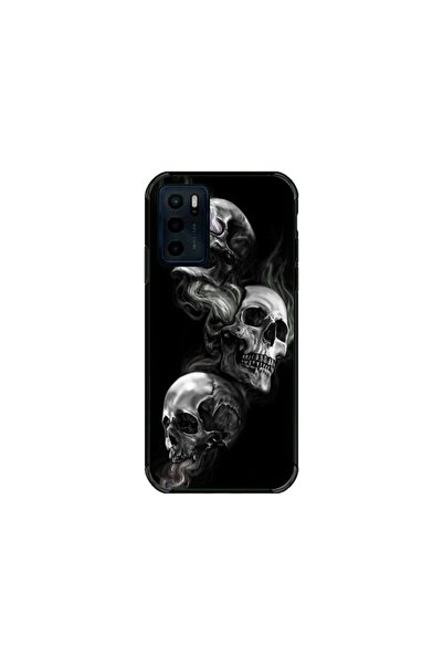 Atlas Εξατομικευμένη θήκη και μεμβράνη σιλικόνης OPPO A16s, κρανία, πολύχρωμη...