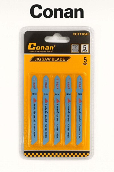 CONAN مجموعة بانوراما معدنية بخمس شفرات، طراز COT118AF – BIM T118AF لقطع المعادن الرقيقة بدقة