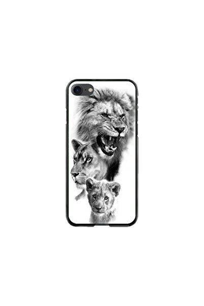 Atlas Персонализиран калъф за Apple iPhone SE 2020, Лъв #3, многоцветен, S1D1...