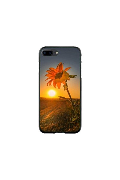 Atlas Husa personalizata si Folie de Silicon pentru Apple iPhone 7 Plus, Sunf...