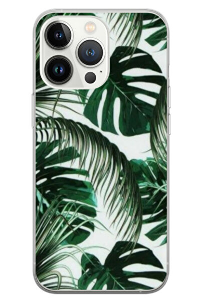 Atlas Husa personalizata HQ Print pentru Apple iPhone 15 Pro, Leaf Design #3,...
