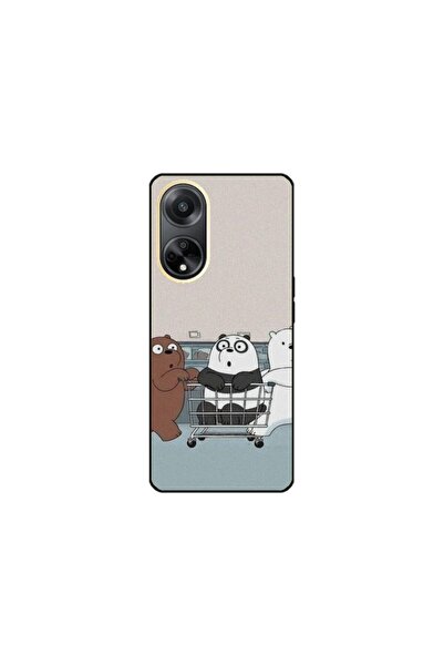 Atlas Персонализиран калъф за OPPO A17, Мечки #1, многоцветен, S1D1M0003