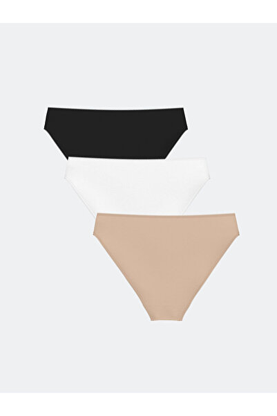 LC Waikiki Selecții strălucitoare de la Shining Store |   Slip bikini simplu, pachet de 3