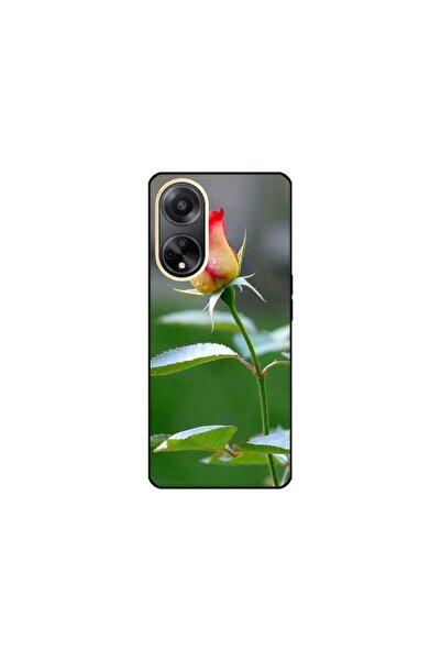 Atlas Husa personalizata si Folie de Silicon pentru OPPO A17, Flowers #13, S1...