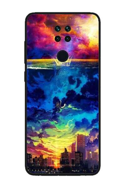 Atlas Husa personalizata Xiaomi Redmi Note 9 Pro 5G, Abstract City, multicolo...